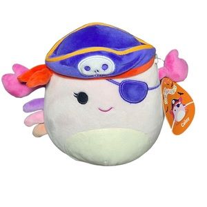 2023 Halloween Squishmallows 8" Cailey the Crab Pirate